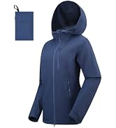 HIGH EXPERIENCE Rain Jacket Women Packable Lightweight Waterproof Raincoat with Hood Coat Hiking ...