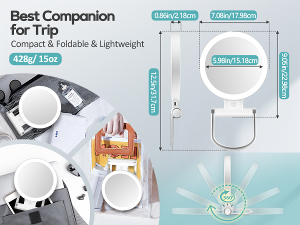 lighted mirror