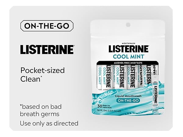 On the go - Listerine - pocket sized clean