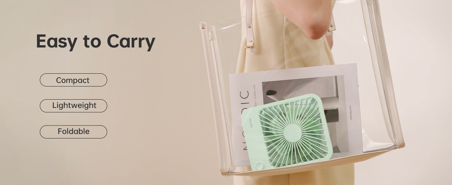 portable fan for travel