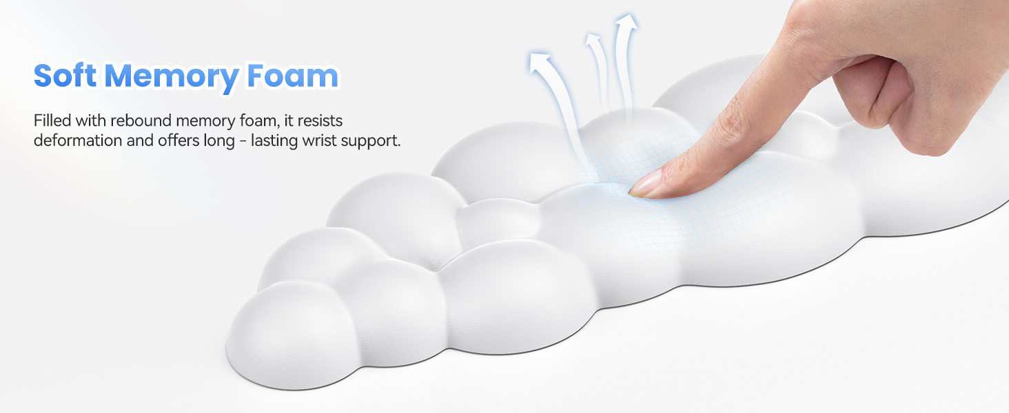 Cloud Keyboard Wrist Rest