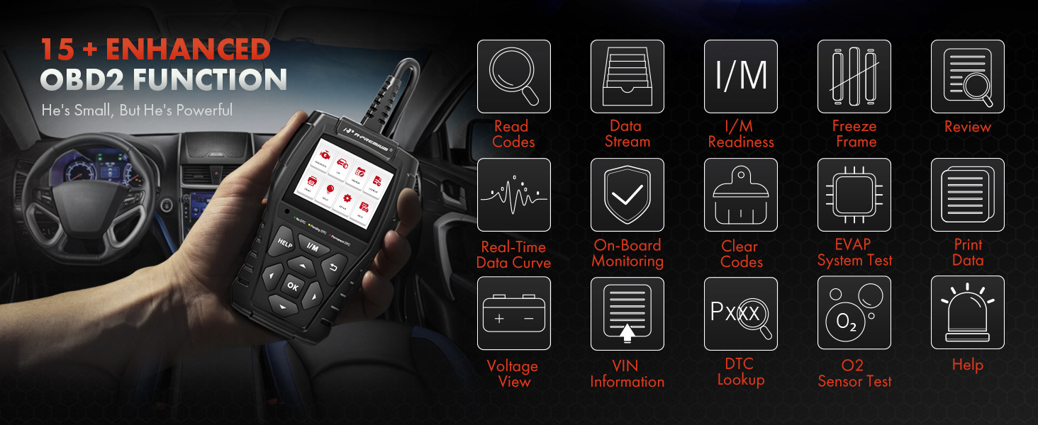 OBD2 Scanner Diagnostic Tool Code Reader