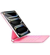 GGQFGTOJ for iPad Pro 13 Inch Case with Keyboard (M5/M4, 2025/2024),Magic-Style Magnetic – 7 Colo...