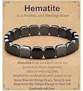 Gnamy Bracelet for Men Him- Triple Protection Hematite Black Obsidian Tiger Eye Beaded Bracelets ...