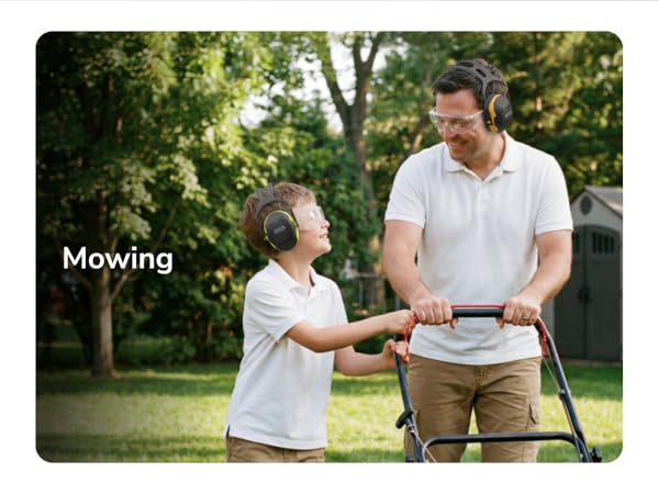 Ear Protection Noise Cancelling Headphones Hearing Protection Earmuffs Ear Muffs for Range Mowing