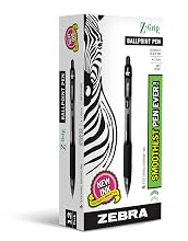 zebra z-grip retractable ballpoint pen, zebra ballpoint pens, zebra writing instruments