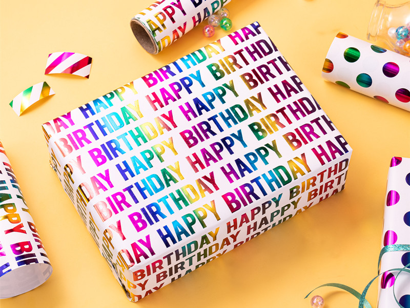 WRAPAHOLIC Birthday Wrapping Paper
