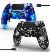 2 Pack Wireless Controller for PS4, Controller for Sony PlayStation 4, Double Shock 6-Axis Motion...