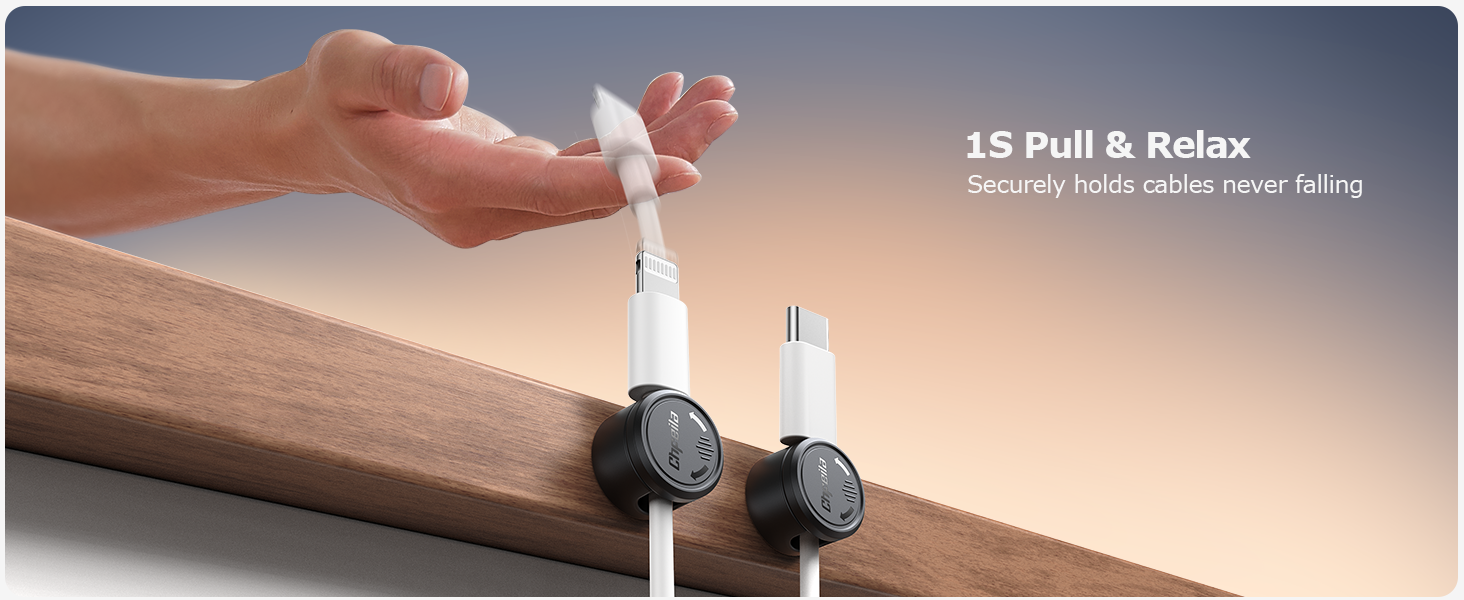 magnetic charging cord organizer cable holders for phone cords desk cute clips