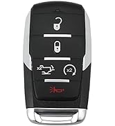Keyless Entry Remote Key Fob, Alliskeys Replacement Proximity Smart Key Compatible with Dodge RAM...