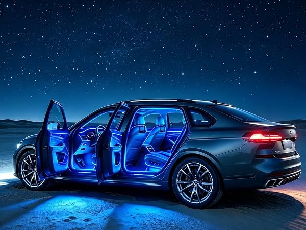 Blue lights