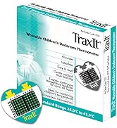 Traxit Wearable Axillary Thermometer for Kids, Single Use Pediatric Thermometer Patch for Babies,...