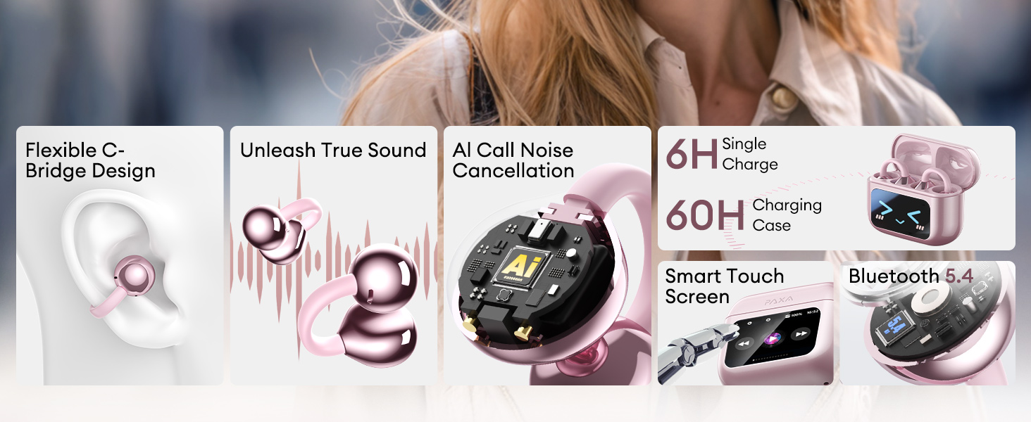 huawei freeclip king lucky clip on earbuds audifonos inalambricos