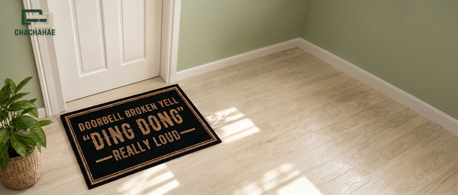 funny welcome doormat