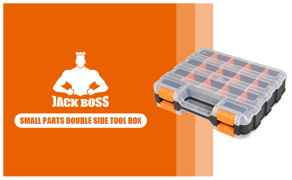 JACK BOSS SMALL PARTS DOUBLE SIDE TOOL BOX