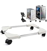 Seloom Computer Tower Stand, Desktop Stand, Adjustable Mobile CPU Stand with Rolling Caster wheel...