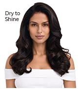 dry to shine with TYMO airlux thermal heated round brush