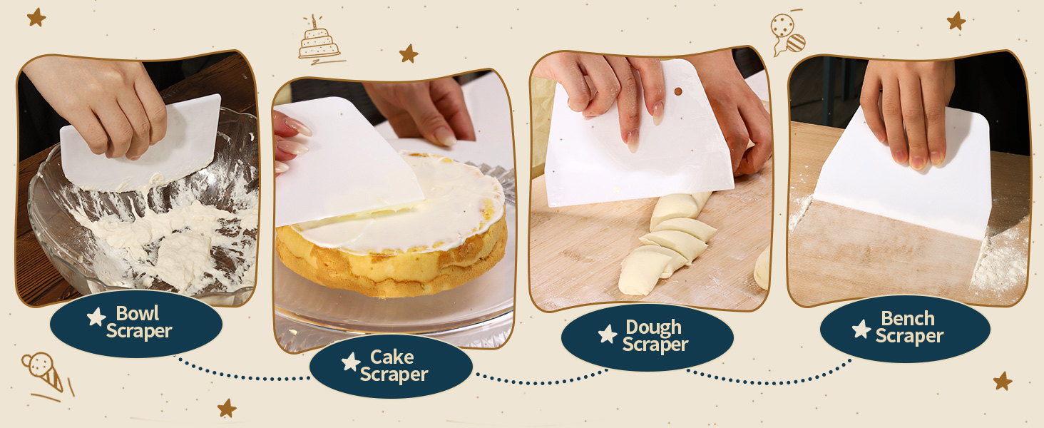 cake decorating scraper