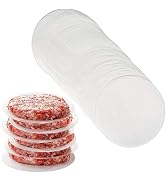 Hamburger Patty Paper Round 4.5 Inch, Set of 200, Non Stick Patty Paper Sheets for Burger Press, ...