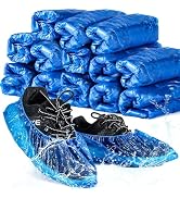 Shoe Covers - Boot Covers Plastic Disposable Waterproof Shoe Covers for Men and Women Fits All Si...