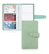 GAUENEEN Credit Card Holder, Leather Business Card Organizer with 96 Card Slots, Professional Car...