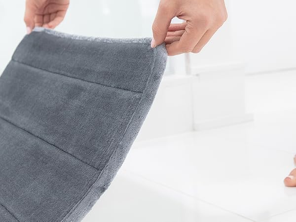 ultra absorbent bath rug, bathroom rugs, striped memory foam bath mat, bathroom mat quick dry