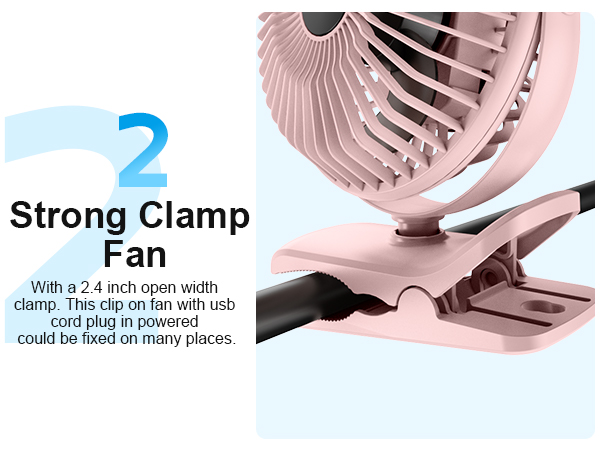 strong clamp fan