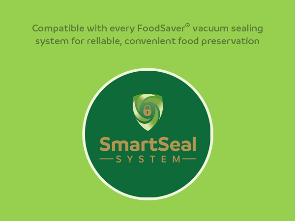 Green background with SmartSeal System logo