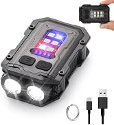 stvono Mini EDC Flashlight, Small Powerful Keychain Flashlight with Sidelight, High Lumens 800lm,...