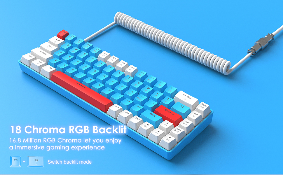 wired RGB mechanical gaming keyboard