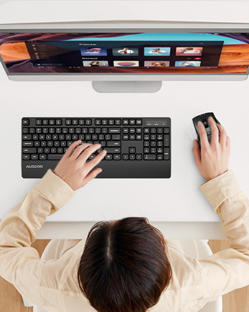 Wireless Keyboard and Mouse Combo