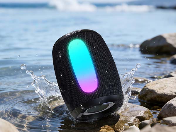 IPX5 Waterproof Bluetooth speaker for ourdoor travel beach poolside shower