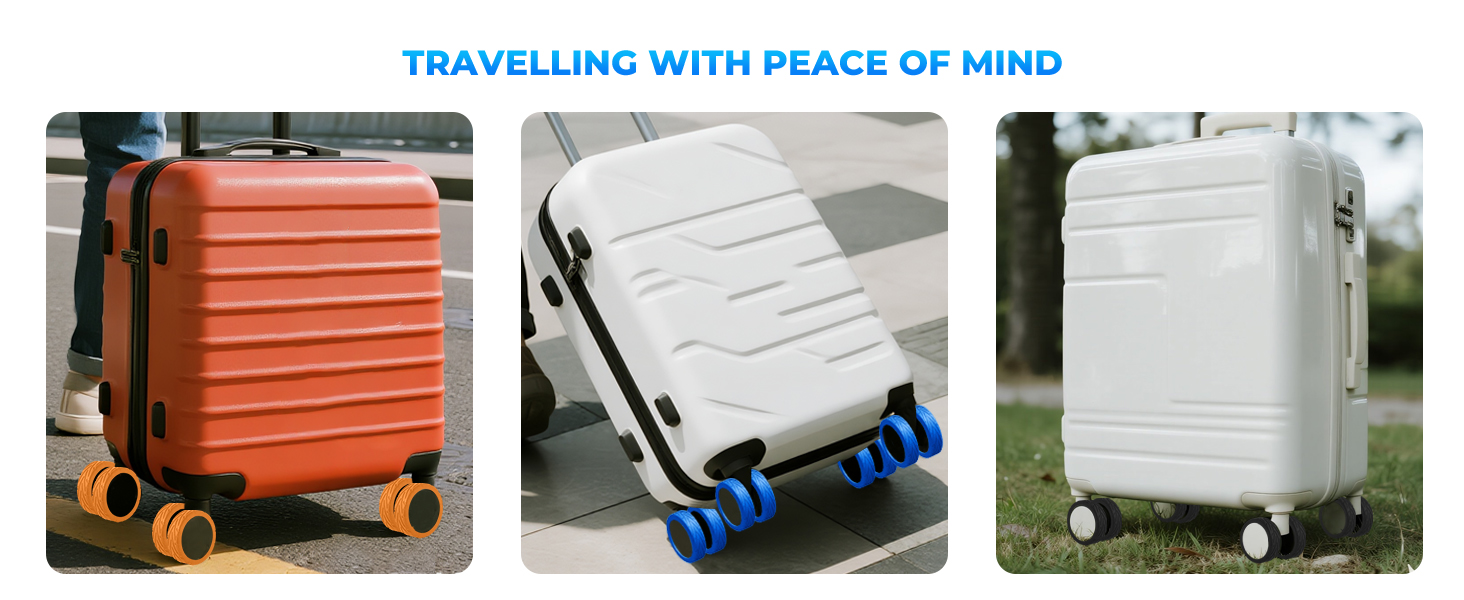 luggage wheel protector cover case trolley wheel cover wheel guards wear resistant
