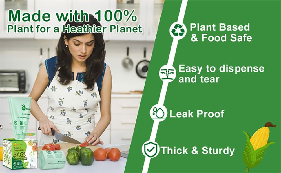 Standard and certified kitchen food scrap bags