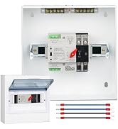 100A Automatic Transfer Switch,220V Generator Transfer Switch,Millisecond Level Dual Power Automa...
