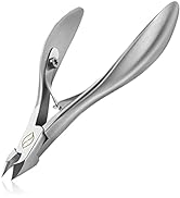 FERYES Cuticle Clippers 1/2 Jaw - Professional Cuticle Cutter Nail Cuticle Remover Tool, Nail Ski...