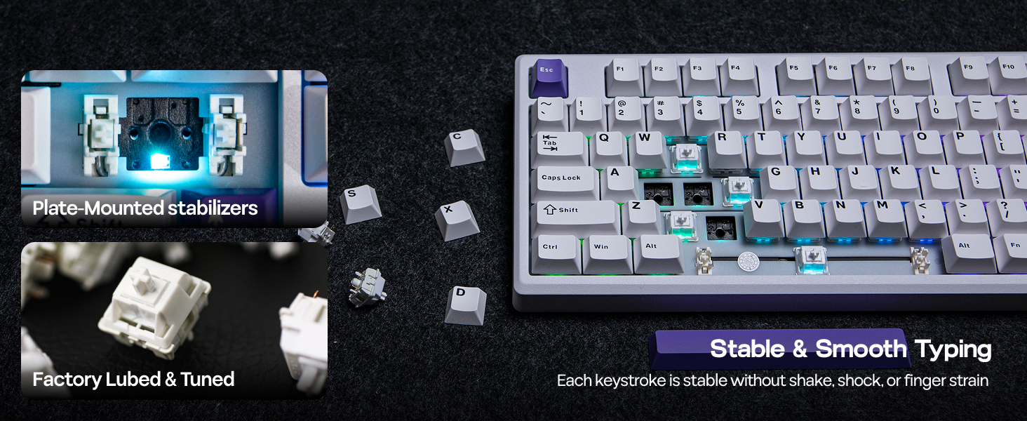 Galaxy100 wireless gaming keyboard