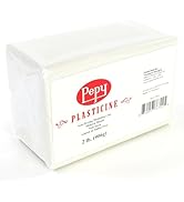 Pepy Reusable and Non-Drying Oil-Based Plasticine Modeling Clay, White, 2 Pounds, Sulfur-Free & N...