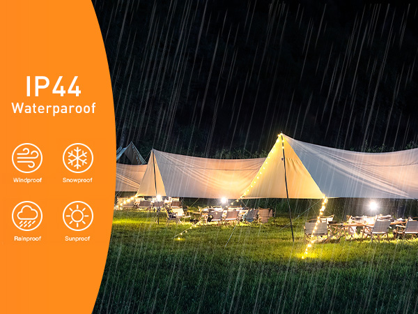 waterproof string lights