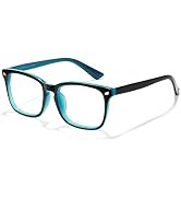 Cyxus Blue Light Glasses Men Women Reduce Eye Strain UV Blocking for Computer Screen (8082T54 Out...