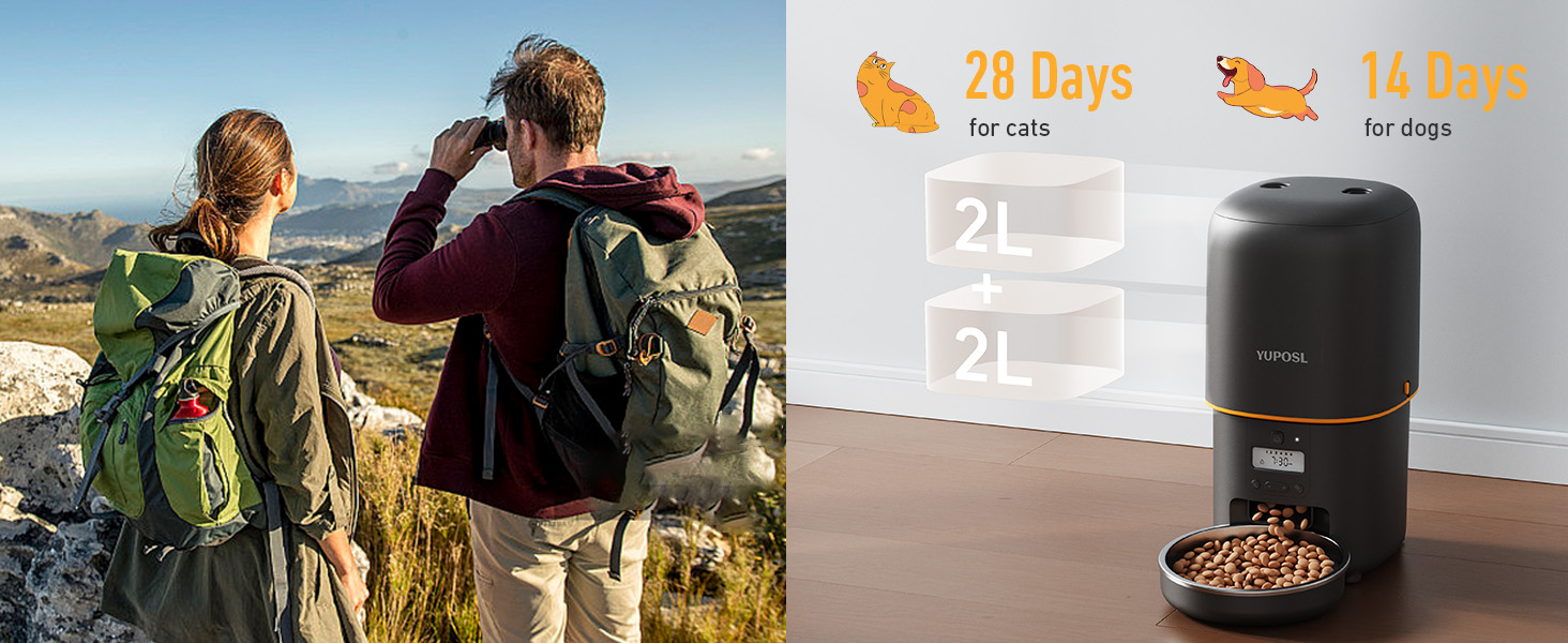 automatic cat feeder automatic cat food dispenser pet feeder