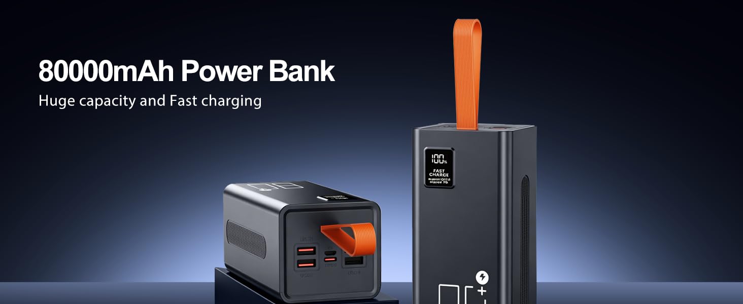 80000mAh power bank