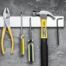 16 Inch Stainless Steel Magnetic Knife Bar - Use as Knife Holder, Knife Rack, Knife Strip, Kitchen