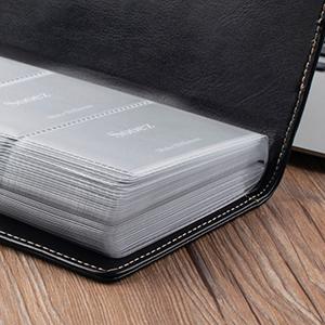 leather business card book