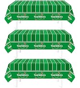 Childom Football Party Decorations,3 Pack Football Tablecloth Disposable Plastic Tablecloth 54" X...