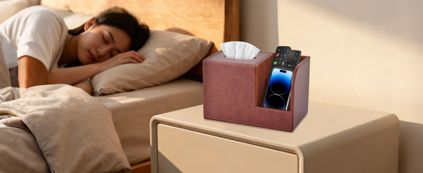 XNONE PU Leather Tissue Box Cover
