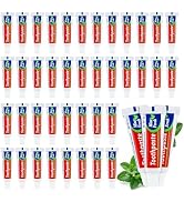 60 Tubes Bulk Travel Size Mini Toothpaste, 0.176oz Disposable Mint Flavor Pocket Teeth Paste Smal...