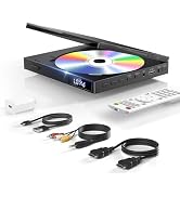 Mini DVD Players for TV, 1080P HDMI DVD Player with HDMI RCA Cable, All Region Free Mini DVD Play...