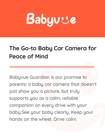 The go-to baby car camera for peace of mind