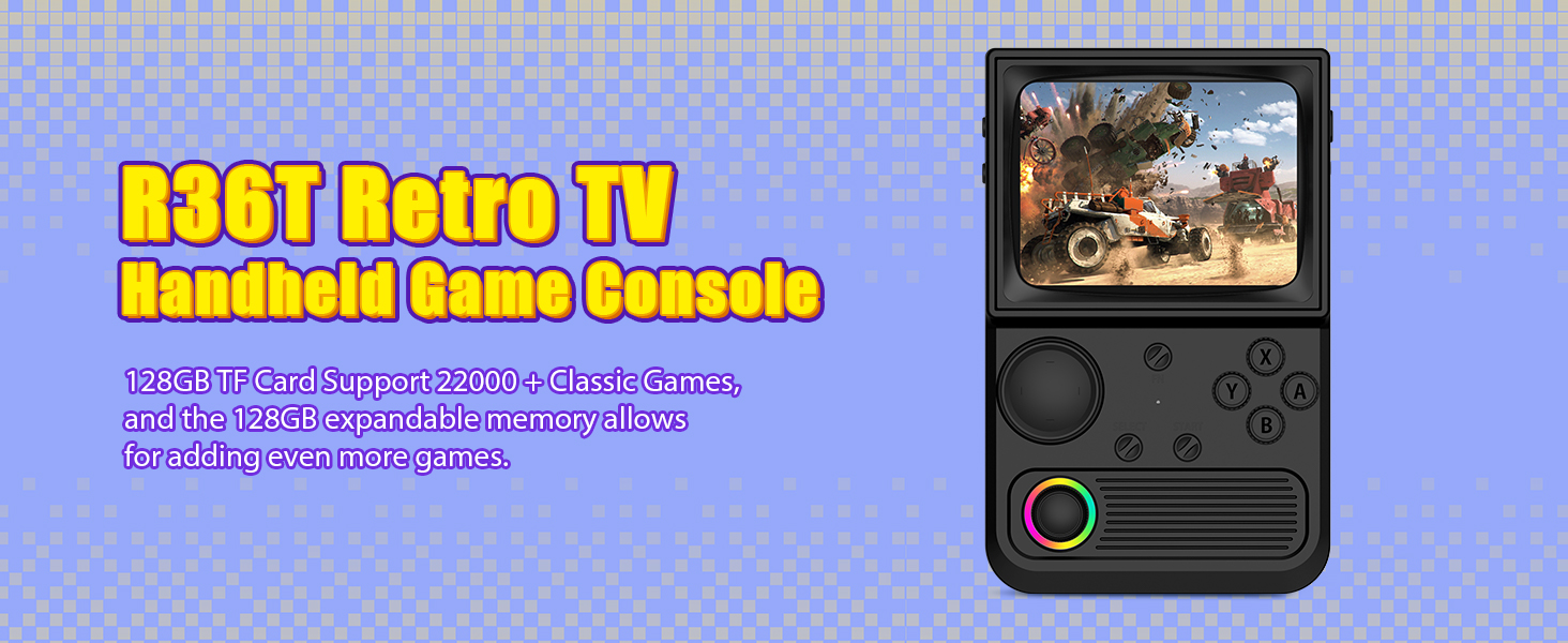 New Upgrade R36T RetroHandheldGameConsole
